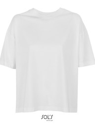  T-Shirt (Boxy women 03807) λευκό